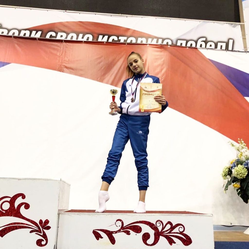 Бронзовый призер по программе КМС на турнире "Юные Грации" - Арина Вагабова