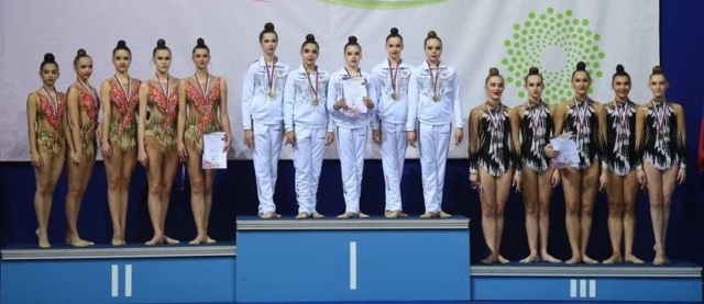 Первенство Астраханской области по художественной гимнастике в групповых упражнениях